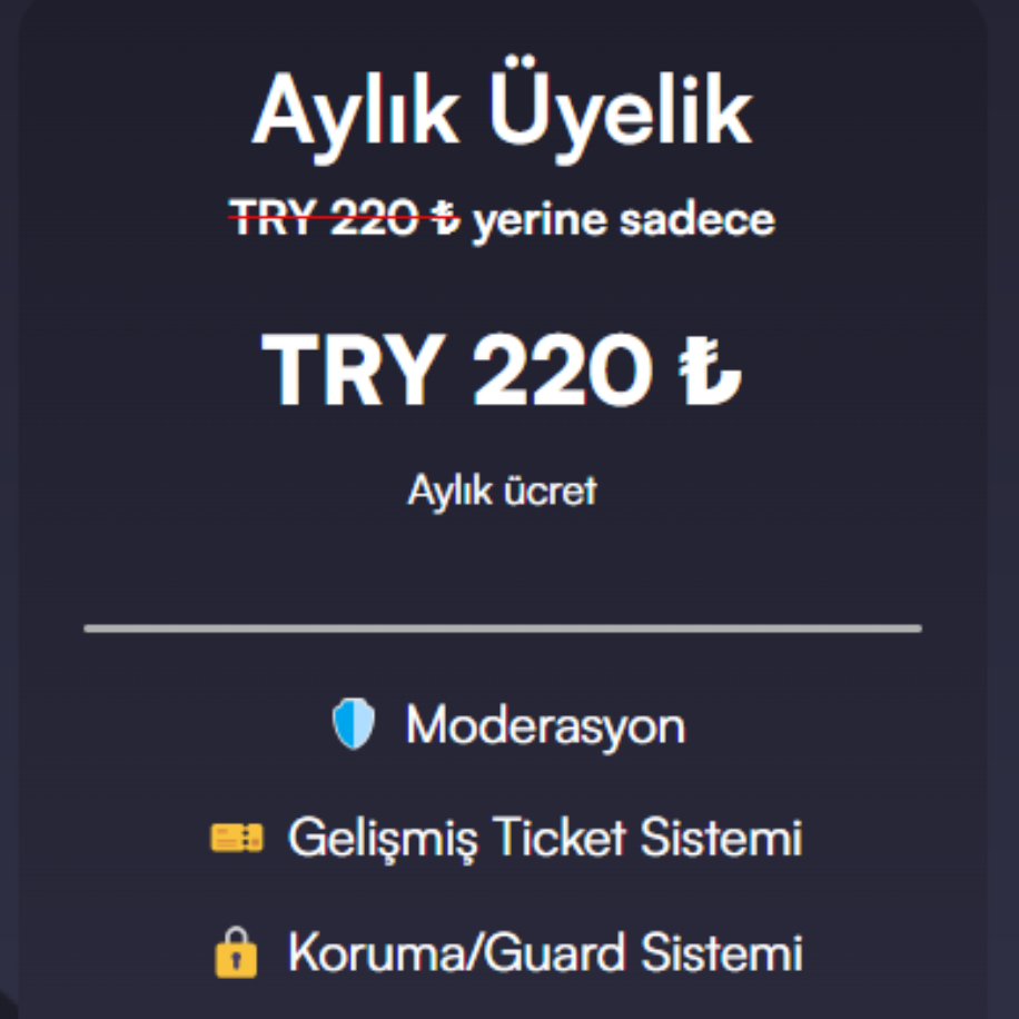Discord Bot / Aylık