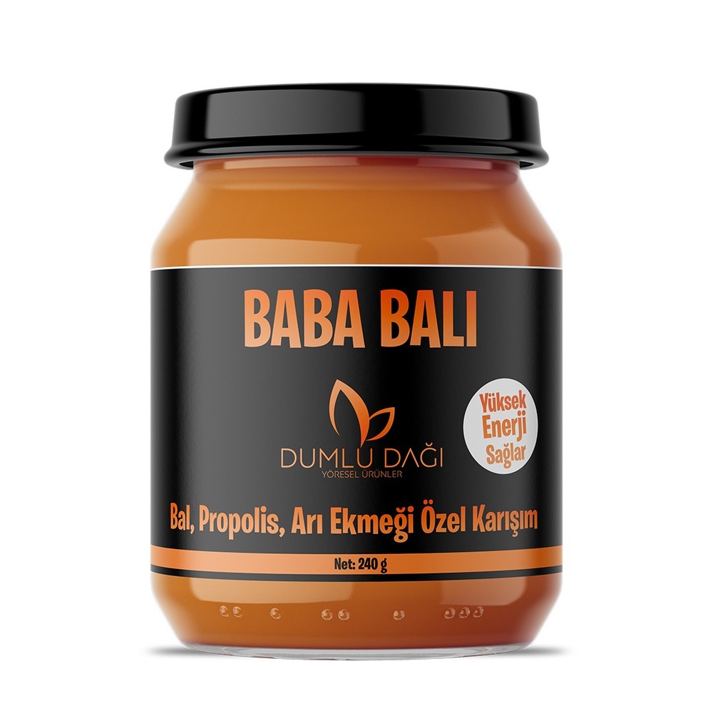 Baba Balı (240g) -Bal, Propolis, Arı Ekmeği Özel Karışım-