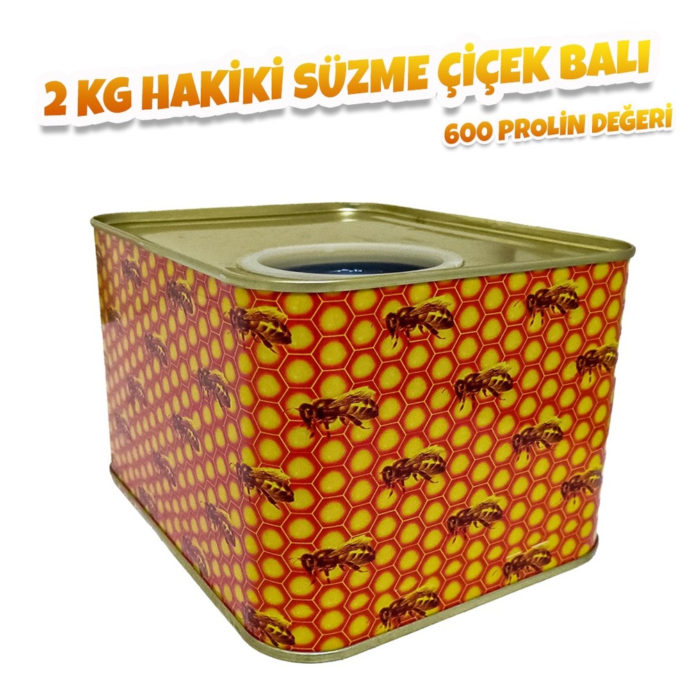 Süzme Çiçek Balı (2 kg)
