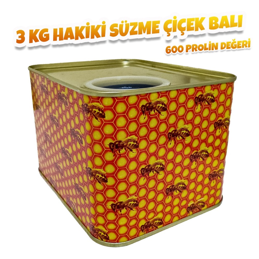 Süzme Çiçek Balı (3 kg)