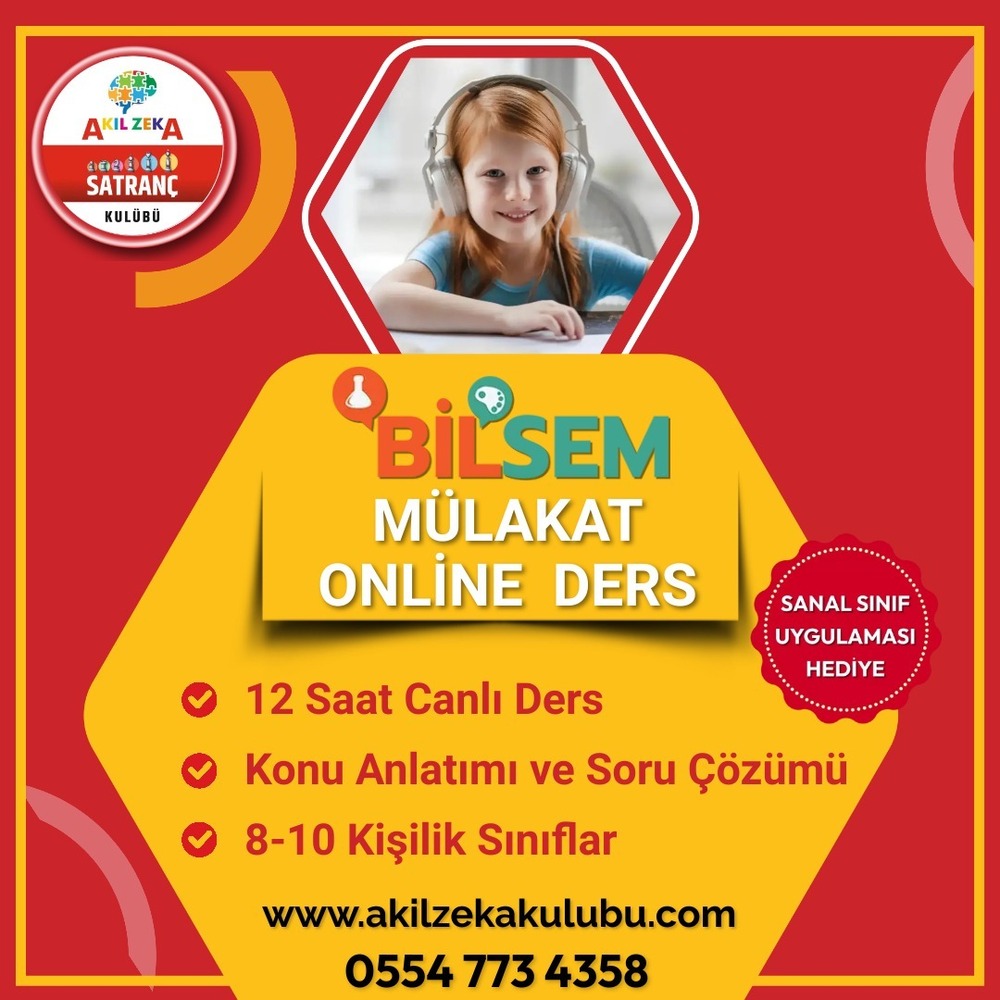 BİLSEM 2. AŞAMA ONLİNE EĞİTİM SETİ