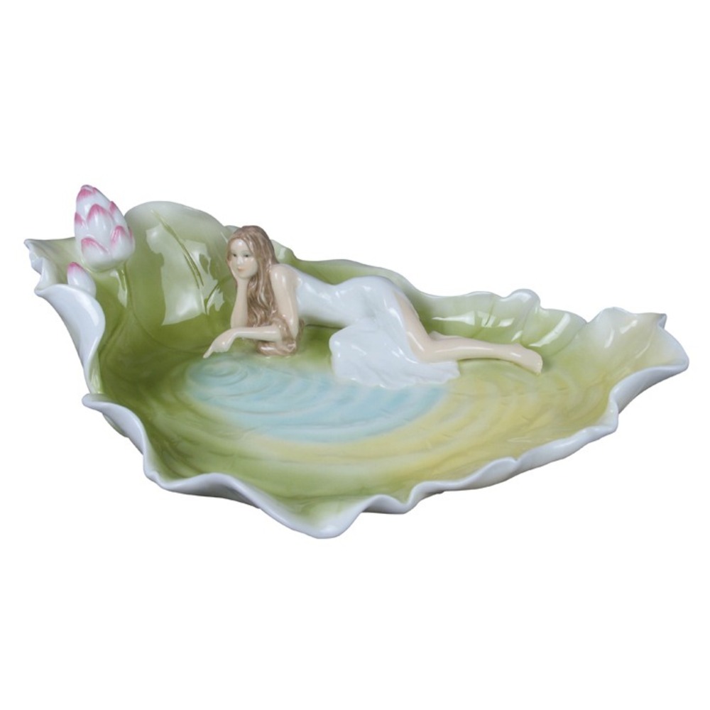  Veronese Collection Kadın Figürlü Porselen Tabak 25cm