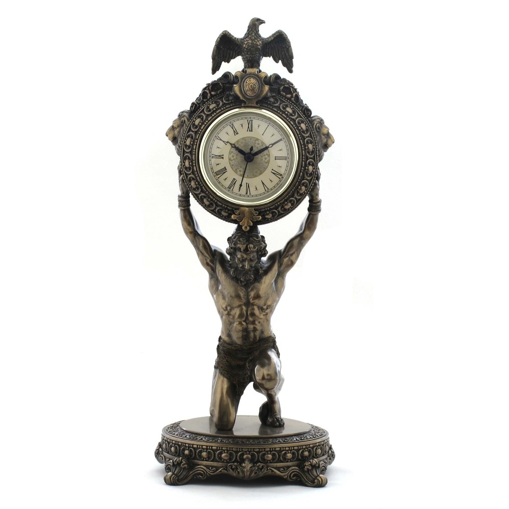 Veronese ATLAS Figürlü Masa Saati 39cm