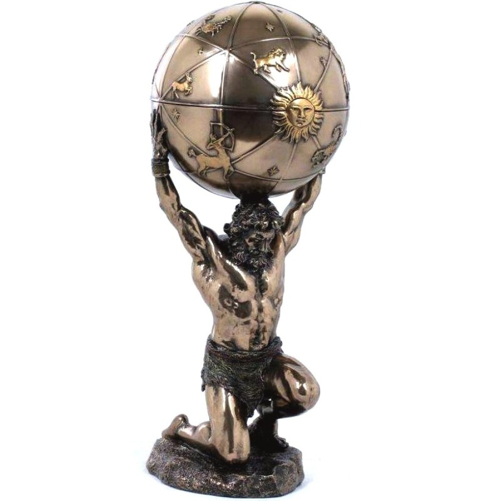 Veronese Kapaklı Dünya Büyük Boy ATLAS Figürü 35cm