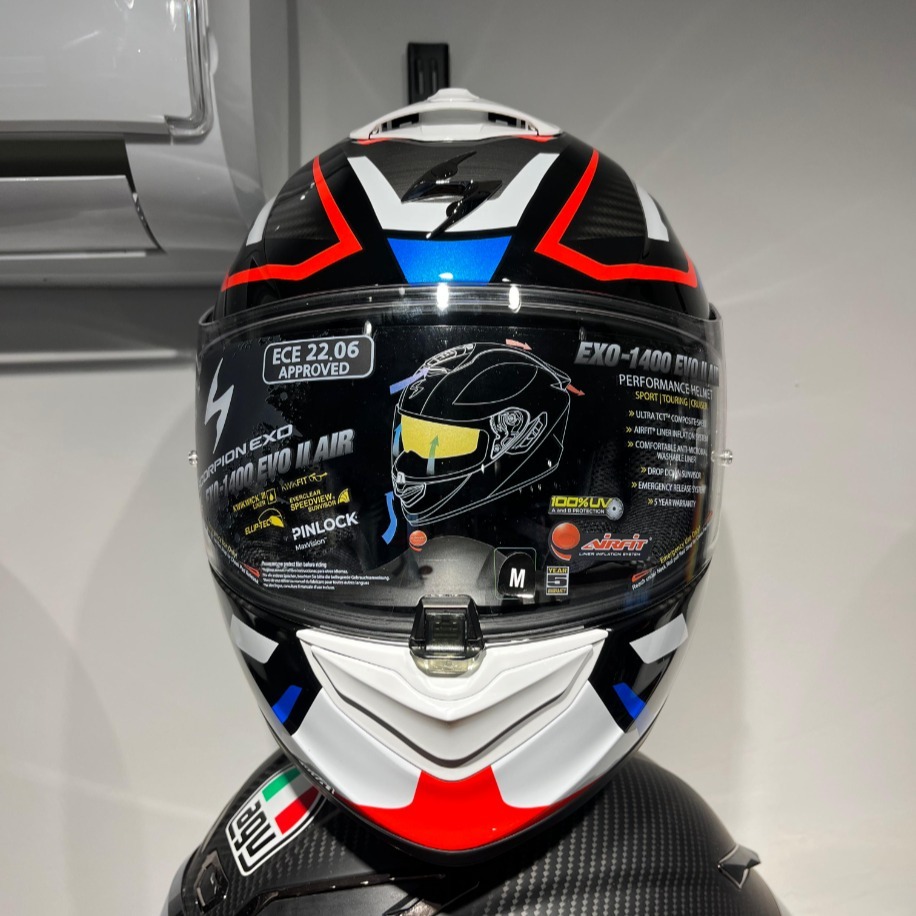 Scorpion EXO 1400 Evo II Air Accord Siyah / Mavi / Beyaz