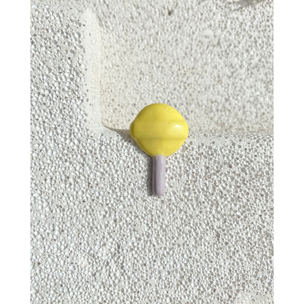 Lolipop Sarı Küpe