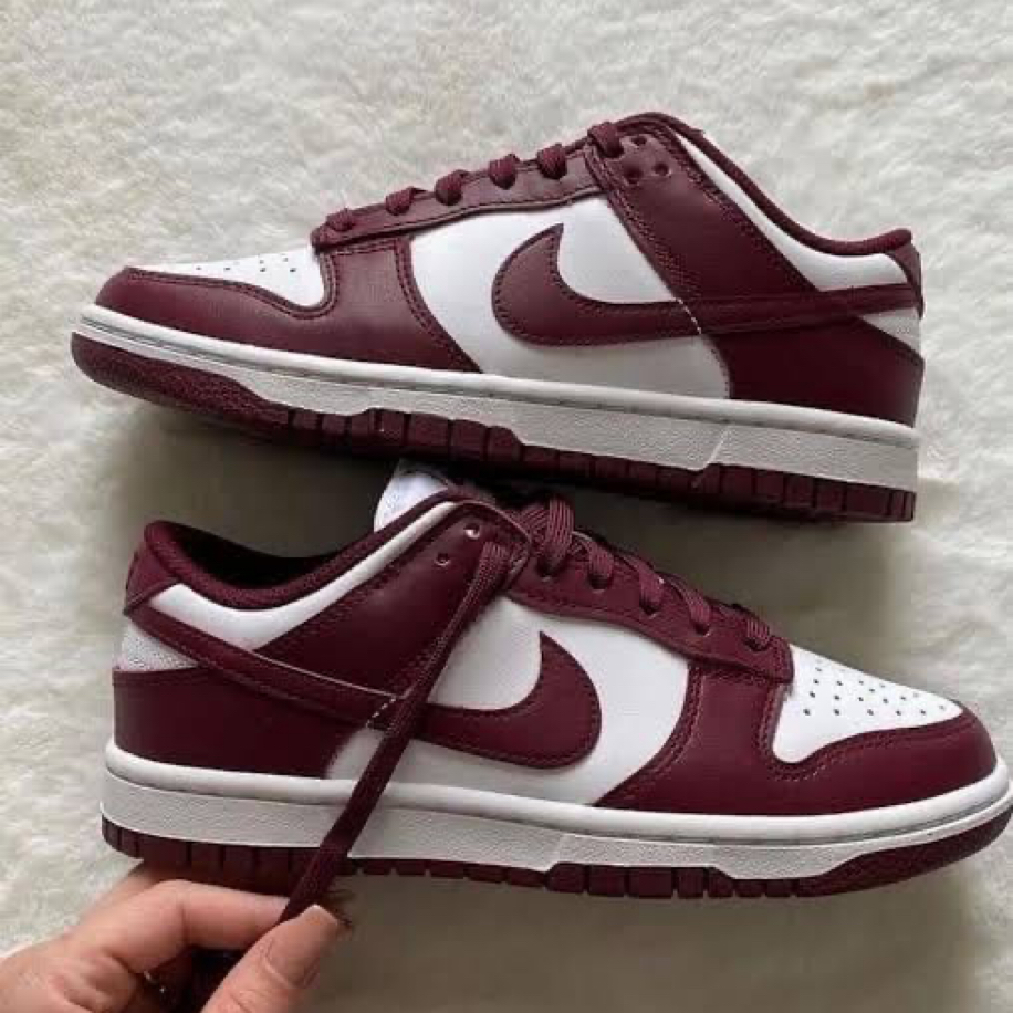 Dunk bordo beyaz