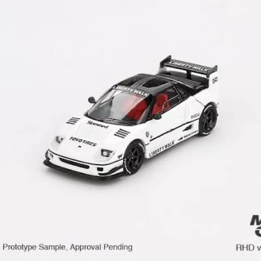 Mini GT #953 Mazda AZ-1 Liberty Walk LB40 White 2024 Tokyo Auto