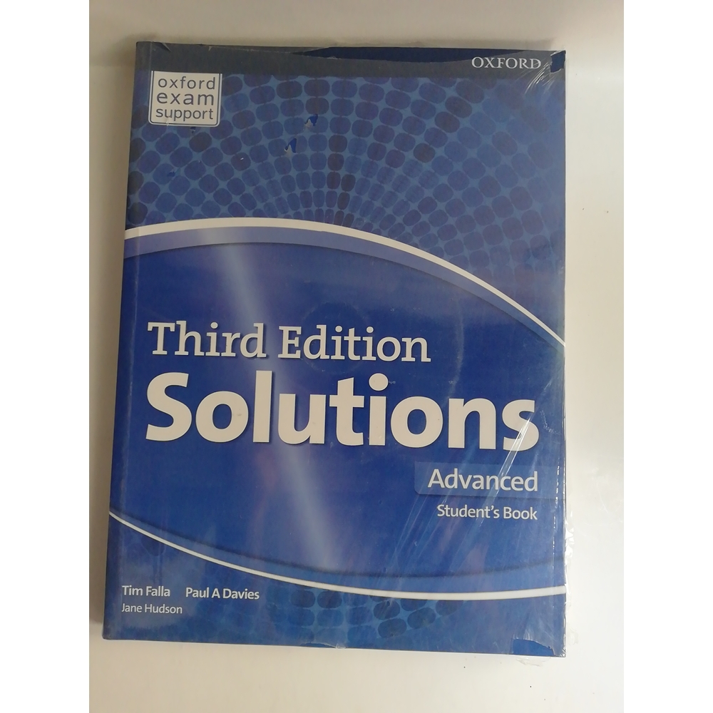 Solutions Advenced third edition students book workbook ve cd | English ...