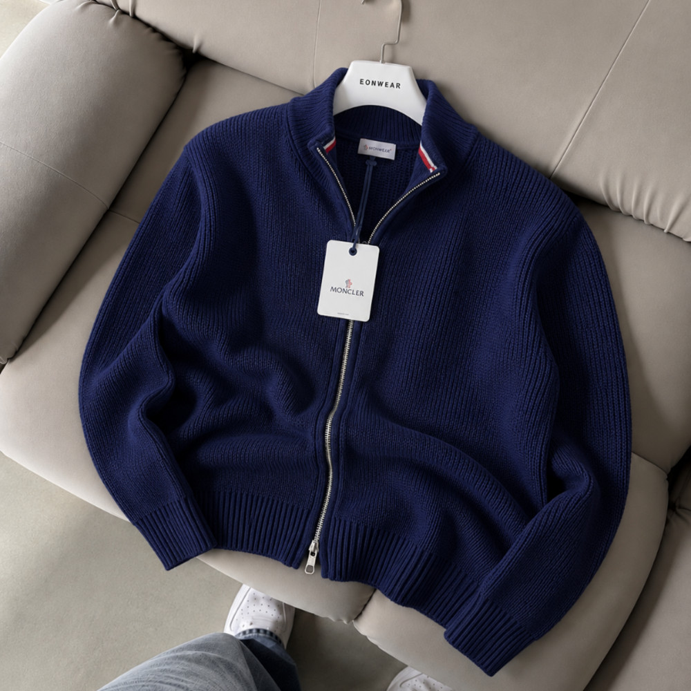 Moncler Tam Fermuar Triko Premium