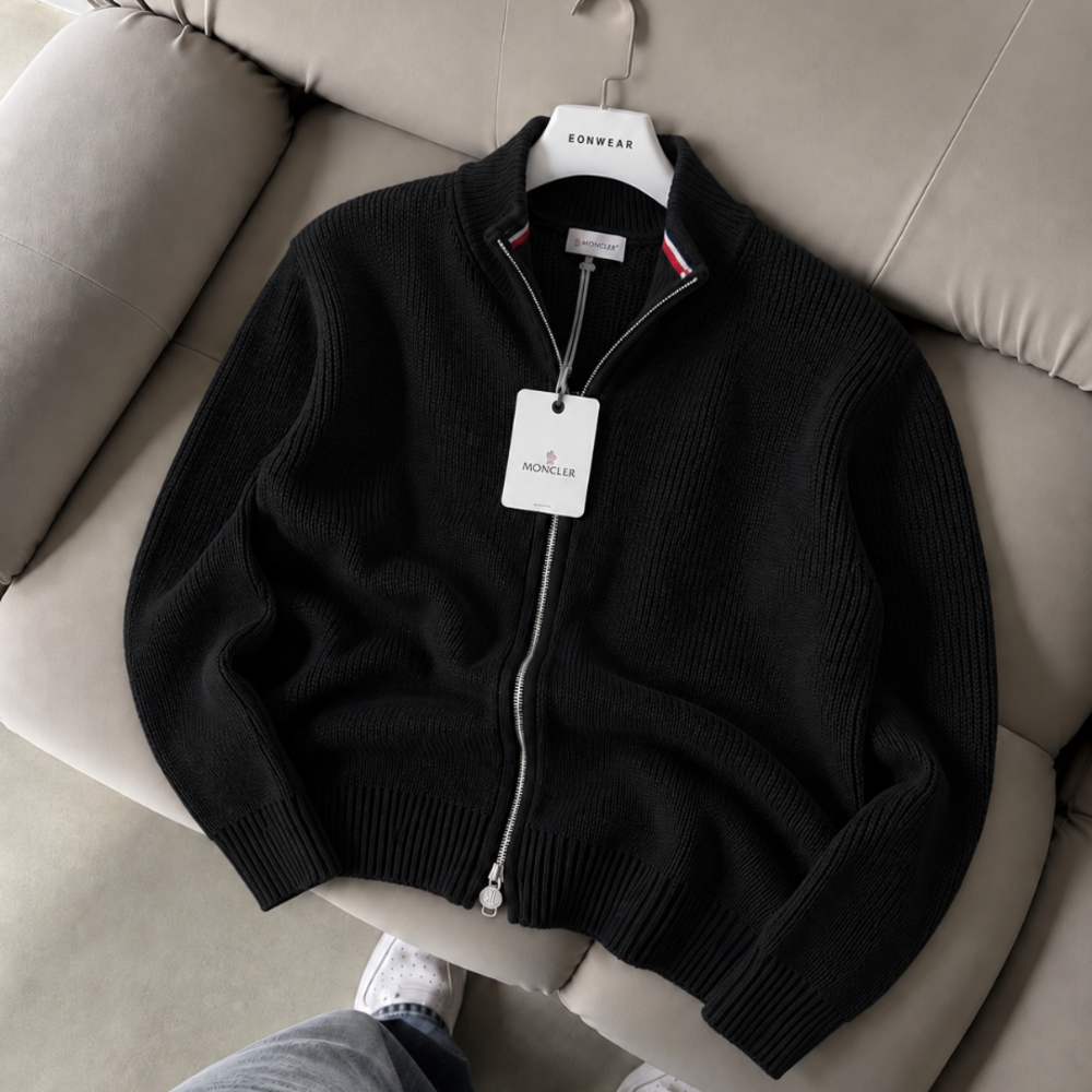 Moncler Tam Fermuar Triko Premium
