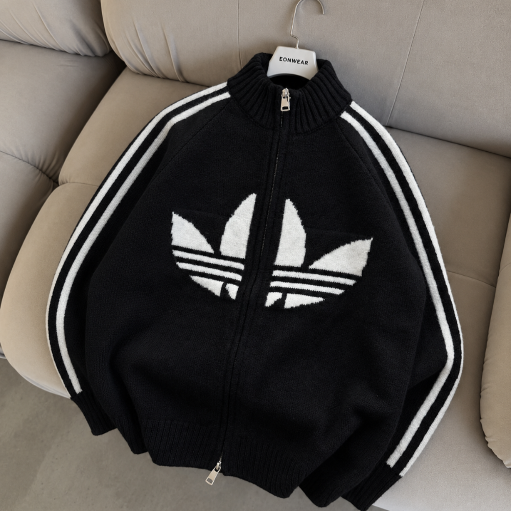 Adidas Tam Fermuar Triko Premium