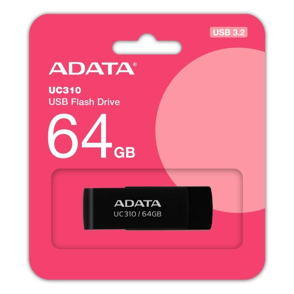 Adata UC310/64GB 64GB USB3.2 Gen1 Black Flash Bellek