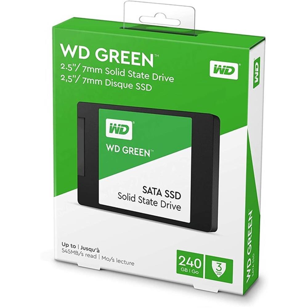 Wd 240GB Green 2.5 545MB/S 3D Nand WDS240G3G0A Harddisk