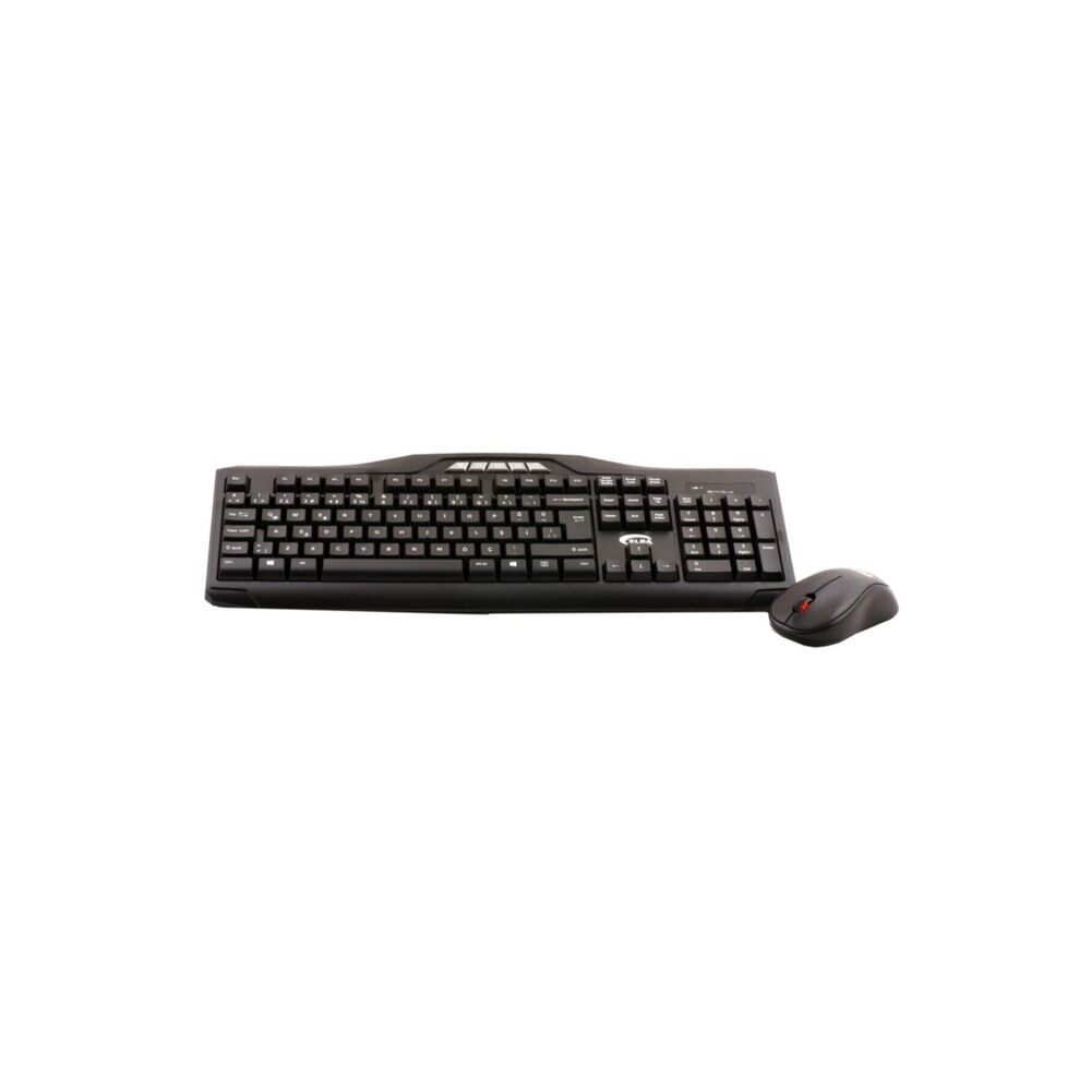 Elba EC-266 Q Usb Siyah Kablosuz Klavye Mouse Set Multimedya tuşları mevcuttur
