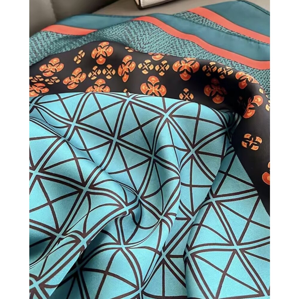 Eşarpie Luxe Şal - Geometrik 