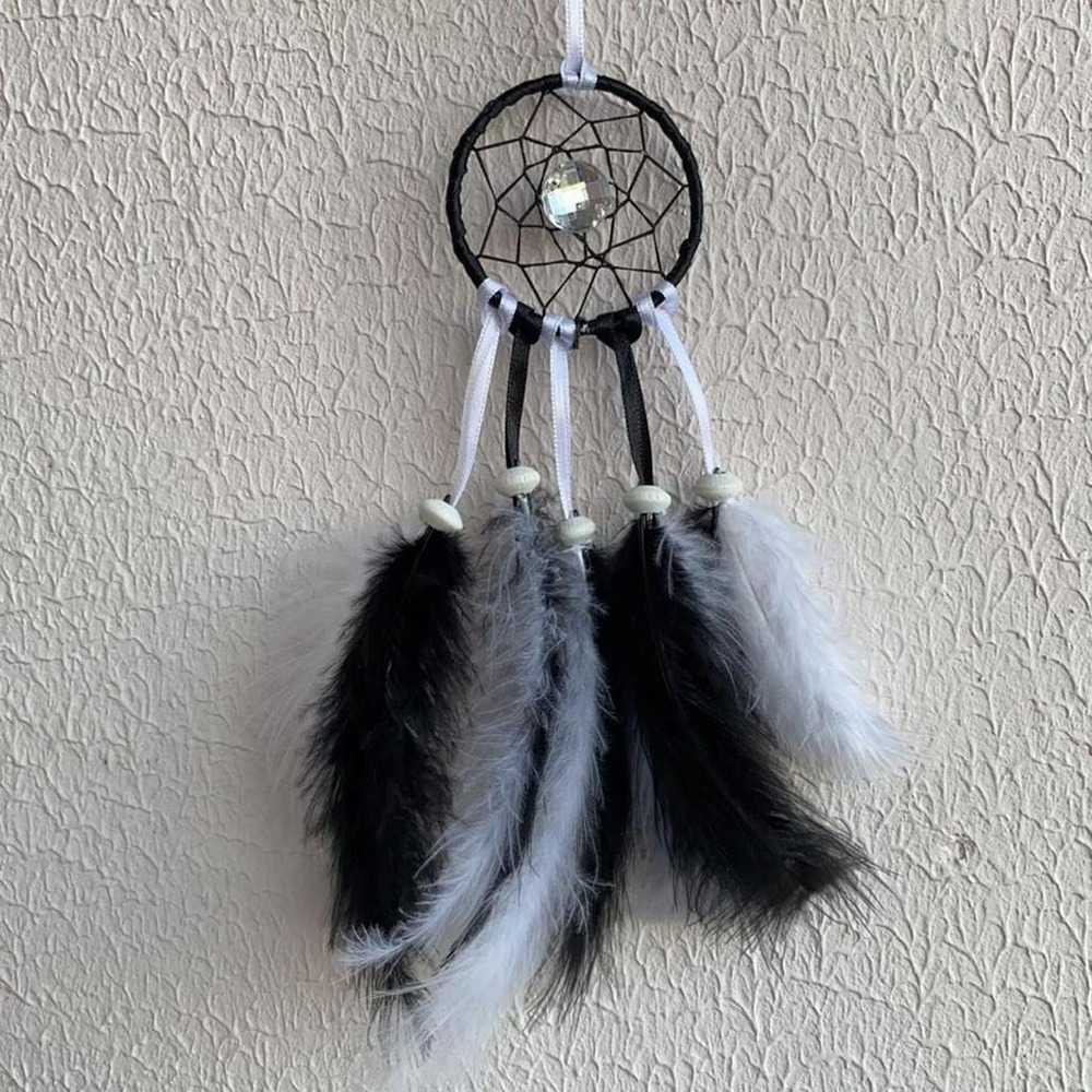 Mini Rüya Kapanı (Siyah&Beyaz Renkli)