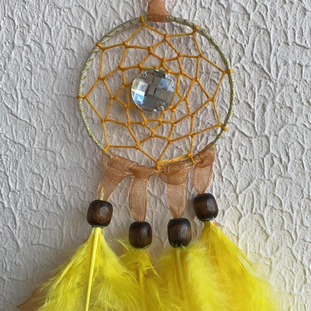 Mini Rüya Kapanı (Sarı&Krem Renkli)