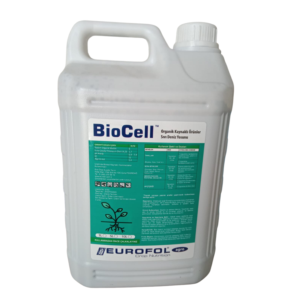BioCell Sıvı Deniz Yosunu 5 LT | Eurofol Company