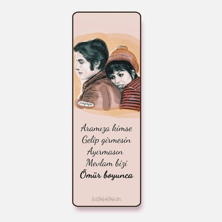 Kara gözlum kitap ayracı ,Türkan Şoray,Kadir İnanır