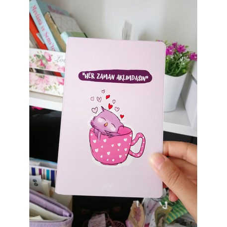 Her Zaman Aklımdasın Kartpostal 
