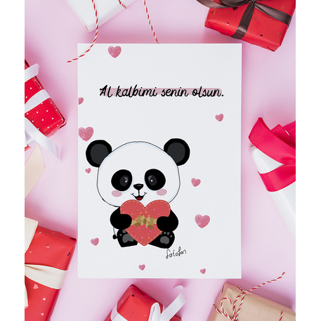 Pandalı Kartpostal