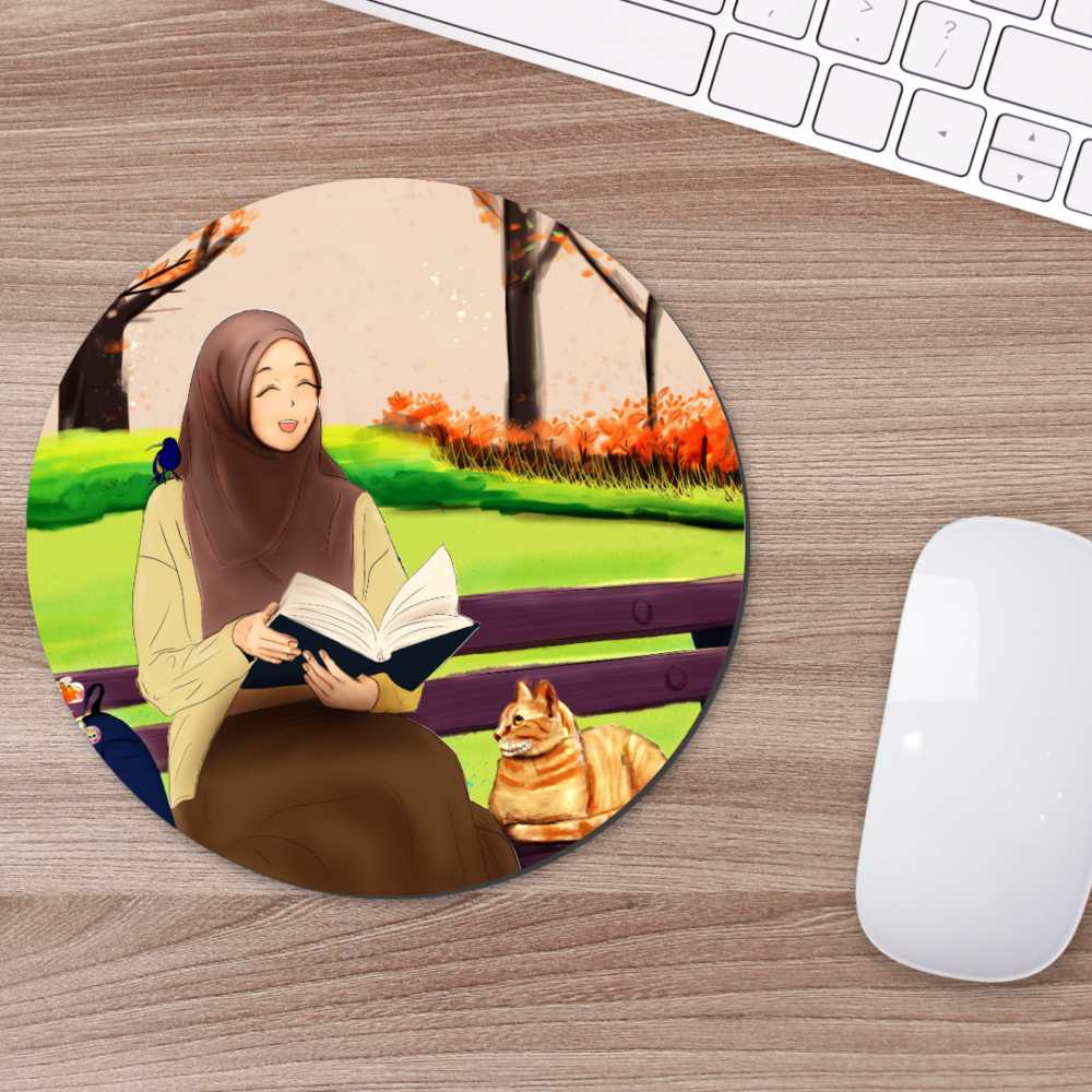 Huzurun resmi Mousepad 20x20 Yuvarlak