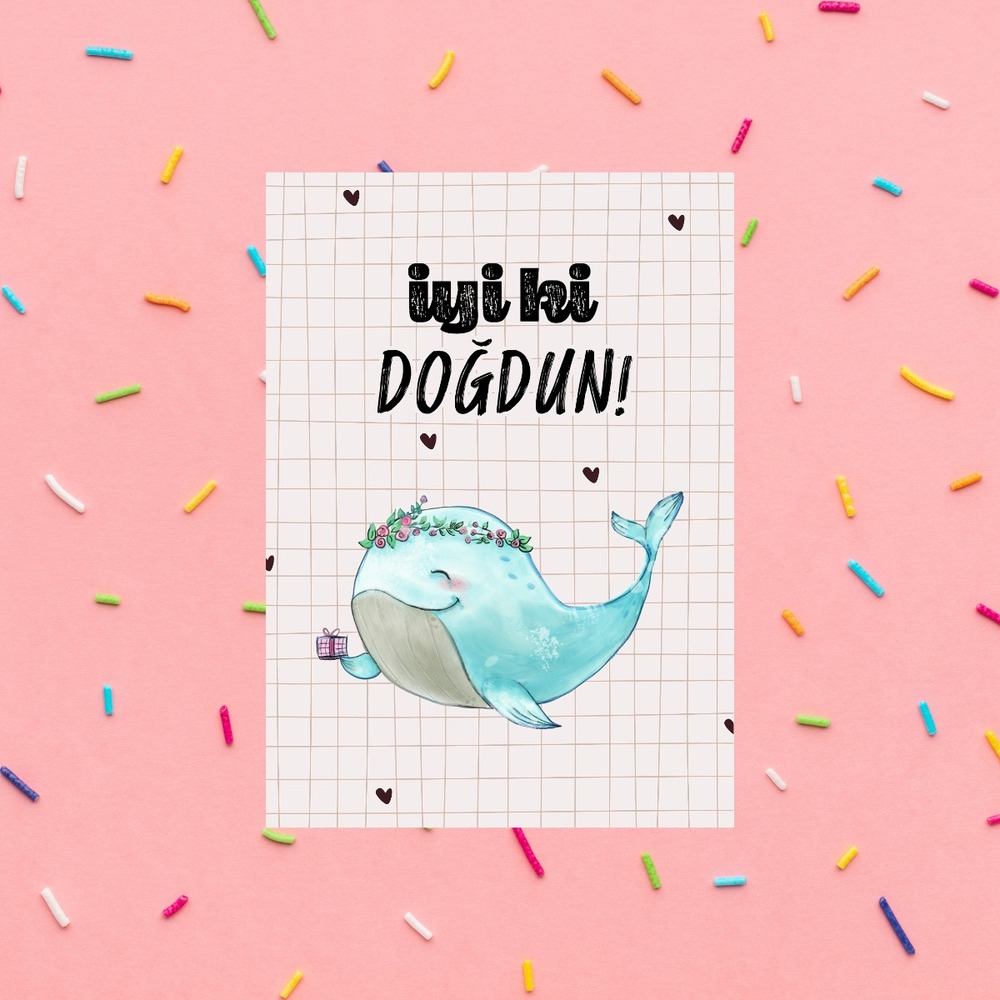 İyi ki Doğdun Doğum Günü Tebrik Kartı