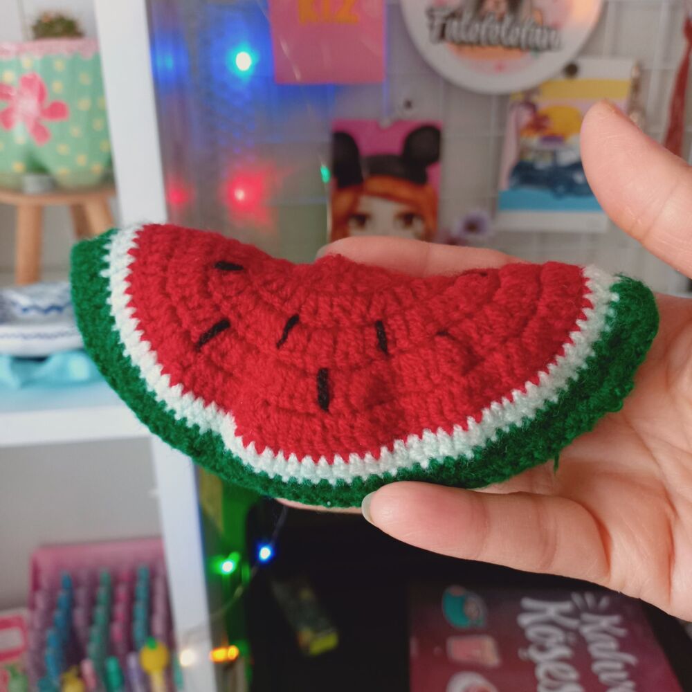 Örgü Karpuz Dilimleri 3'lü set