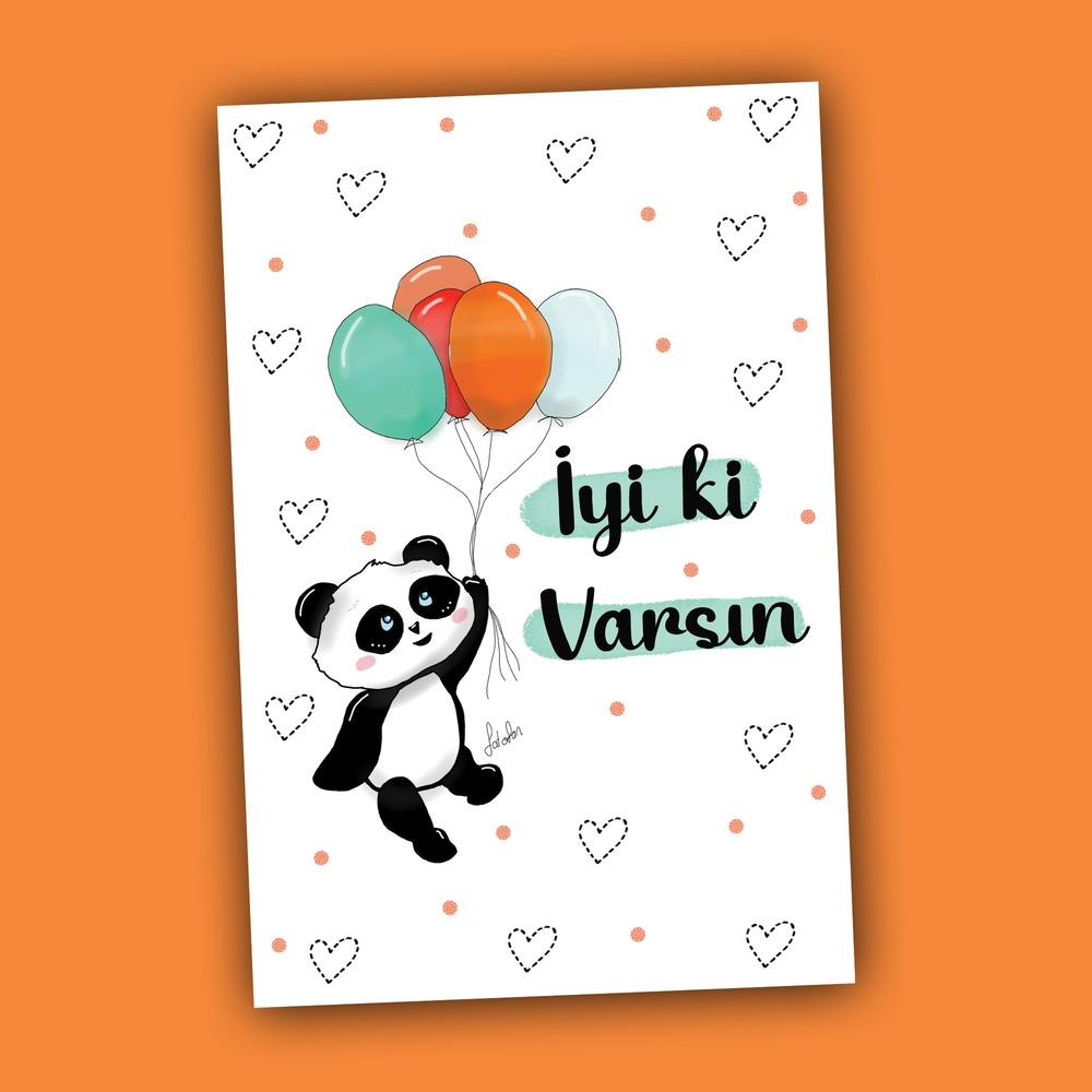 İyiki Varsın Motto Kart