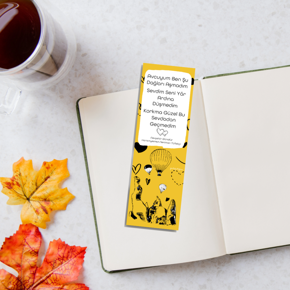 Kapadokya Temalı Kitap Ayracı 2 adet