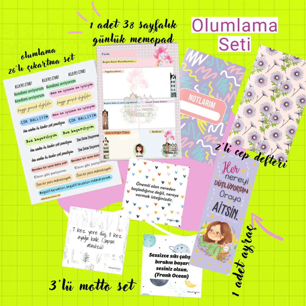 Dopdolu Olumlama Seti