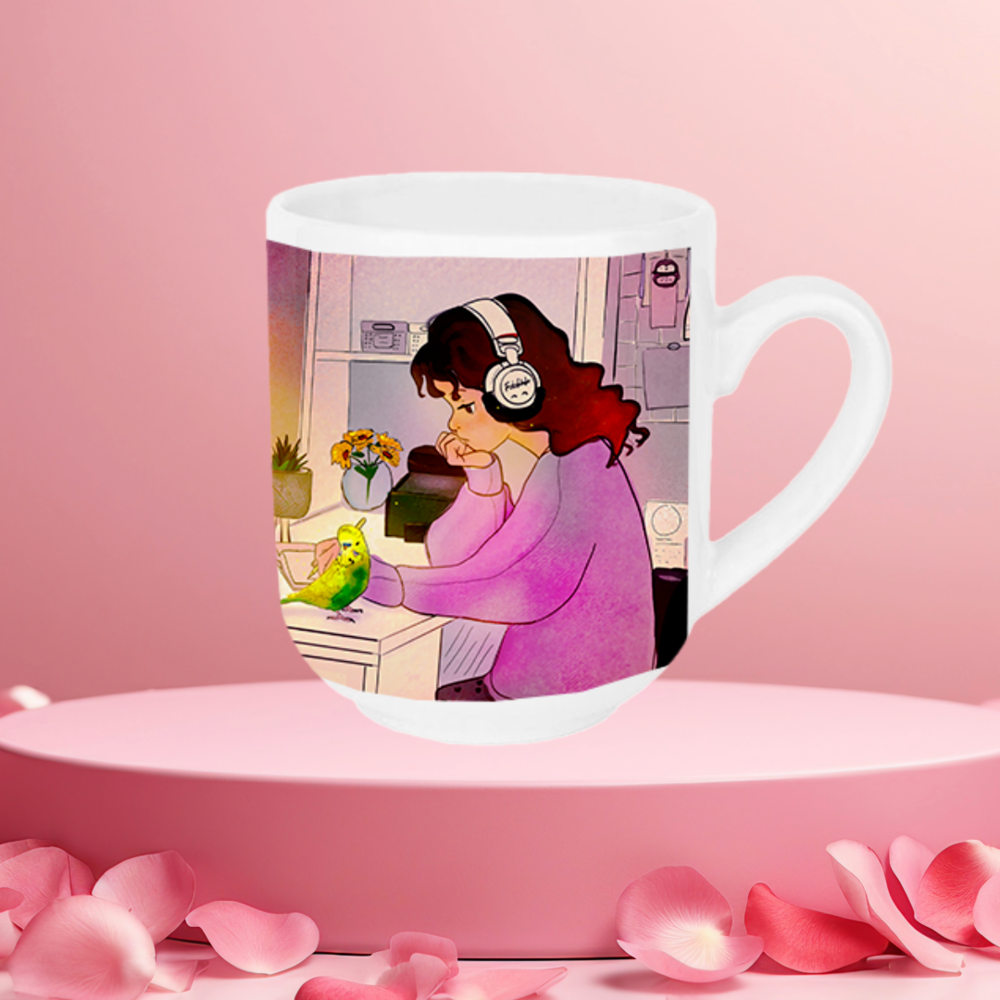 Lofi Çizimli Elite Kupa