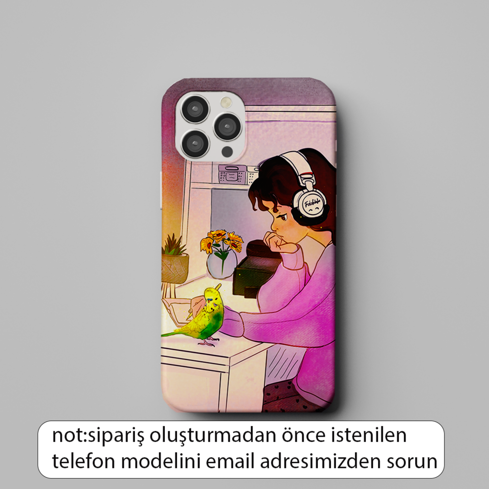 Lofi Temalı Telefon Kılıfı