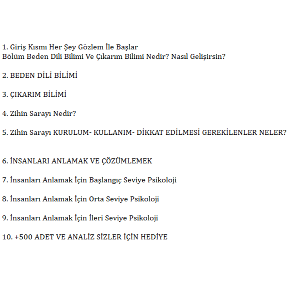 SHERLCOK HOLMES GİBİ ÇIKARIM USTASI OLUN !