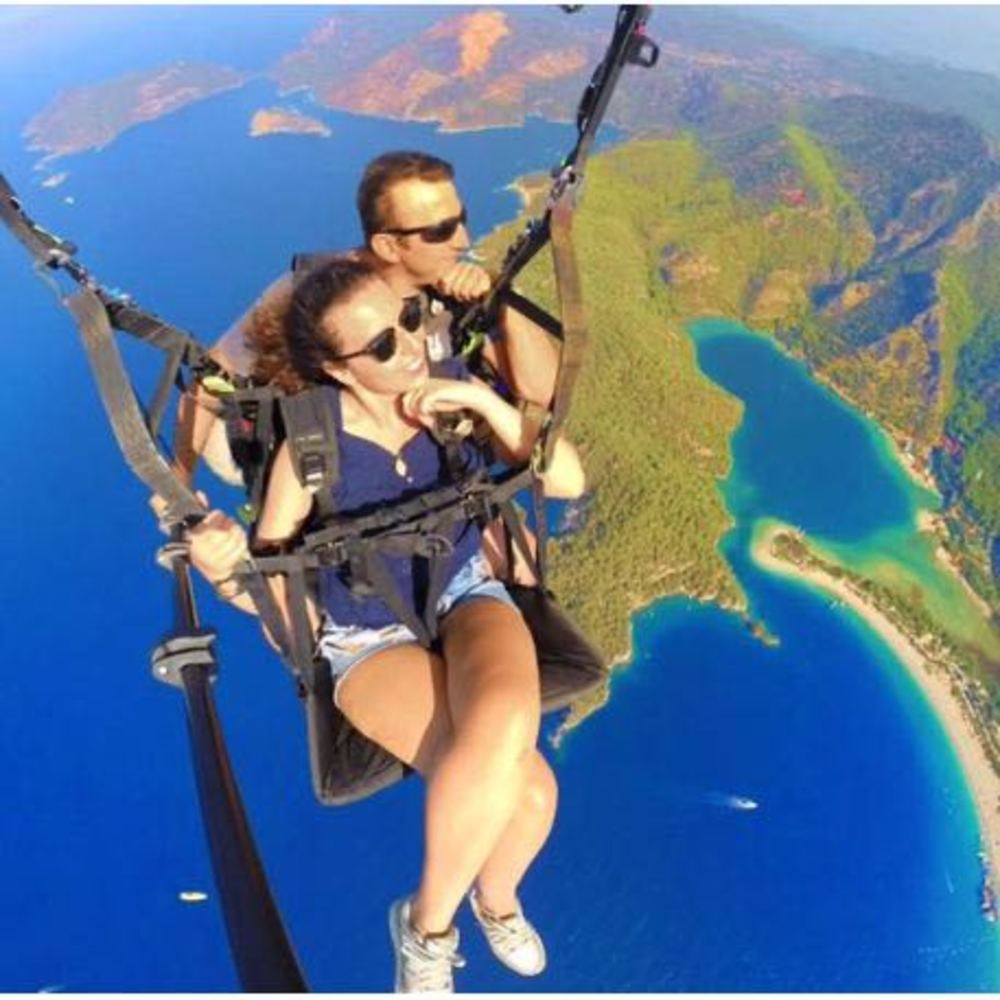 Ölüdeniz yamaç paraşütü uçuşu