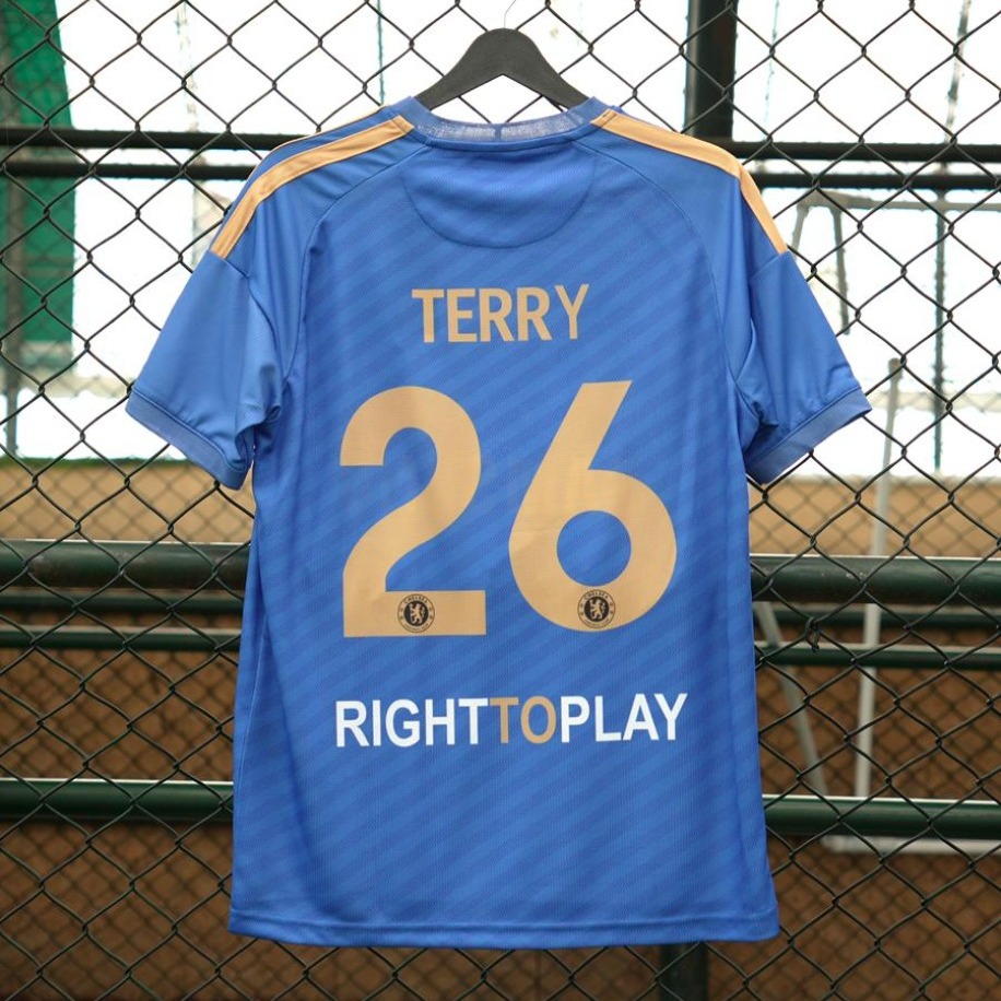 Premium Kalite Retro Forma Chelsea Mavi John Terry #26 12/13