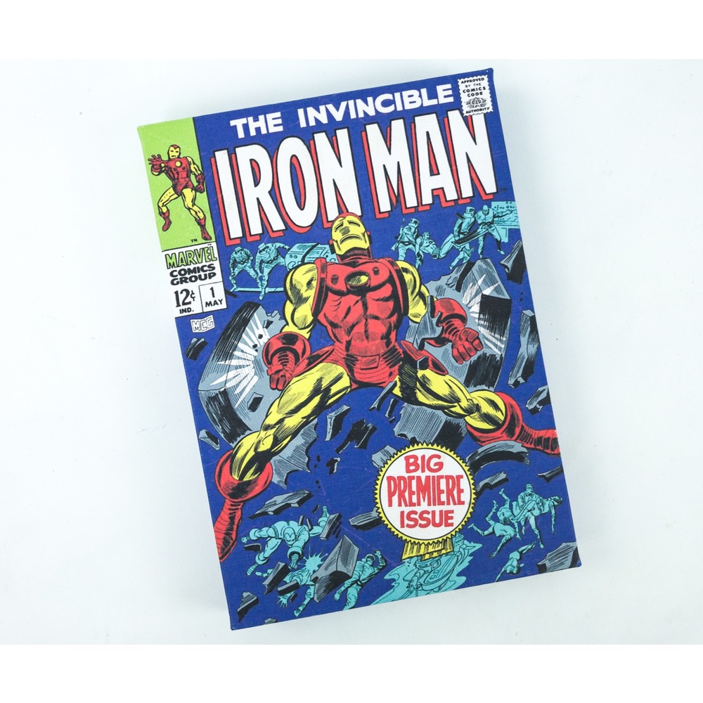 Iron Man 1. sayısı Canvas Baskı çerçeveli retro Art print / Poster