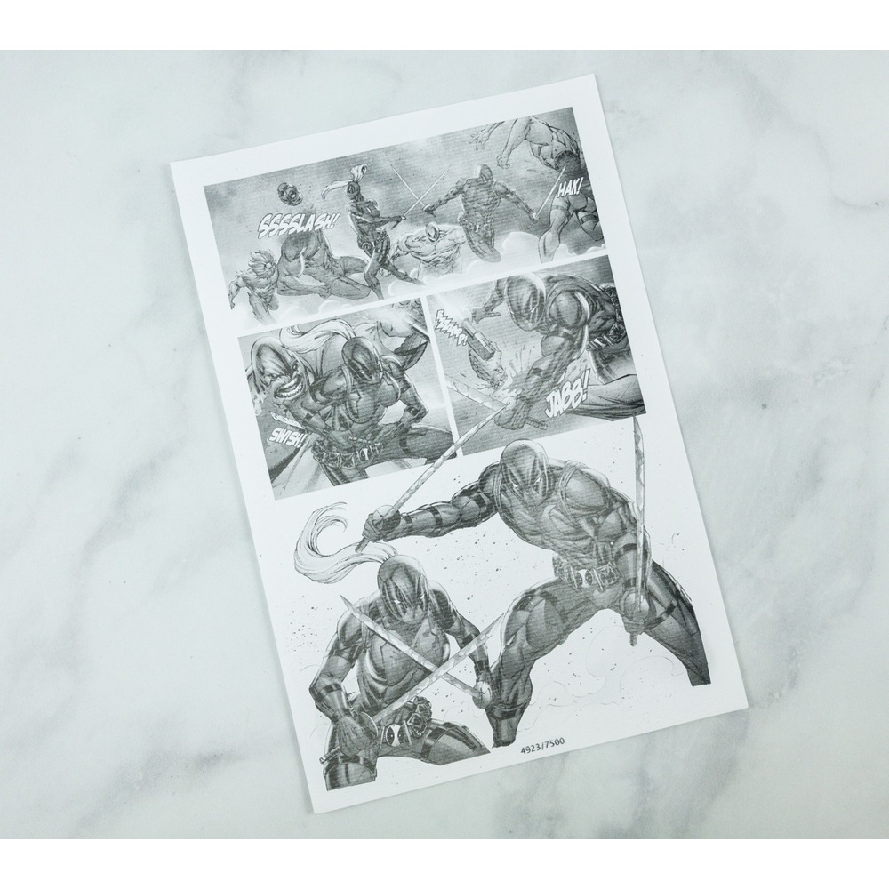 Deadpool Club Merc Marvel Loot Crate Exclusive Deadpool Corps #1 Art Print
