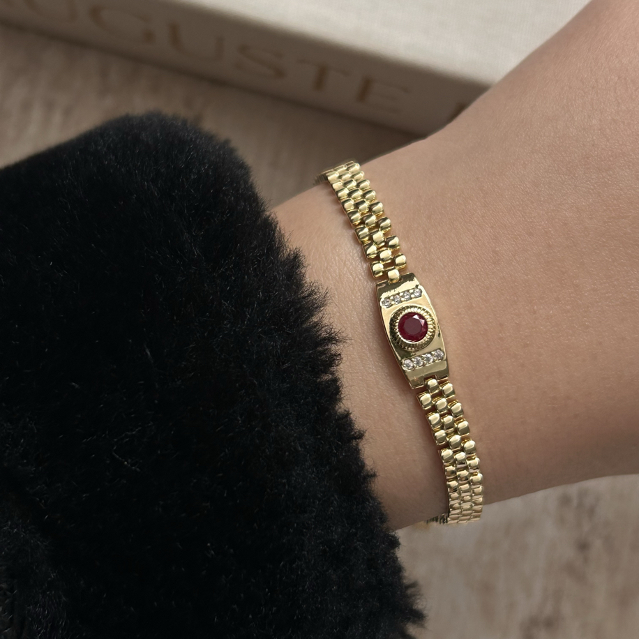 Glints Vip Gold Bohem Bordo Bileklik | VİP | Glint.Co Accessory