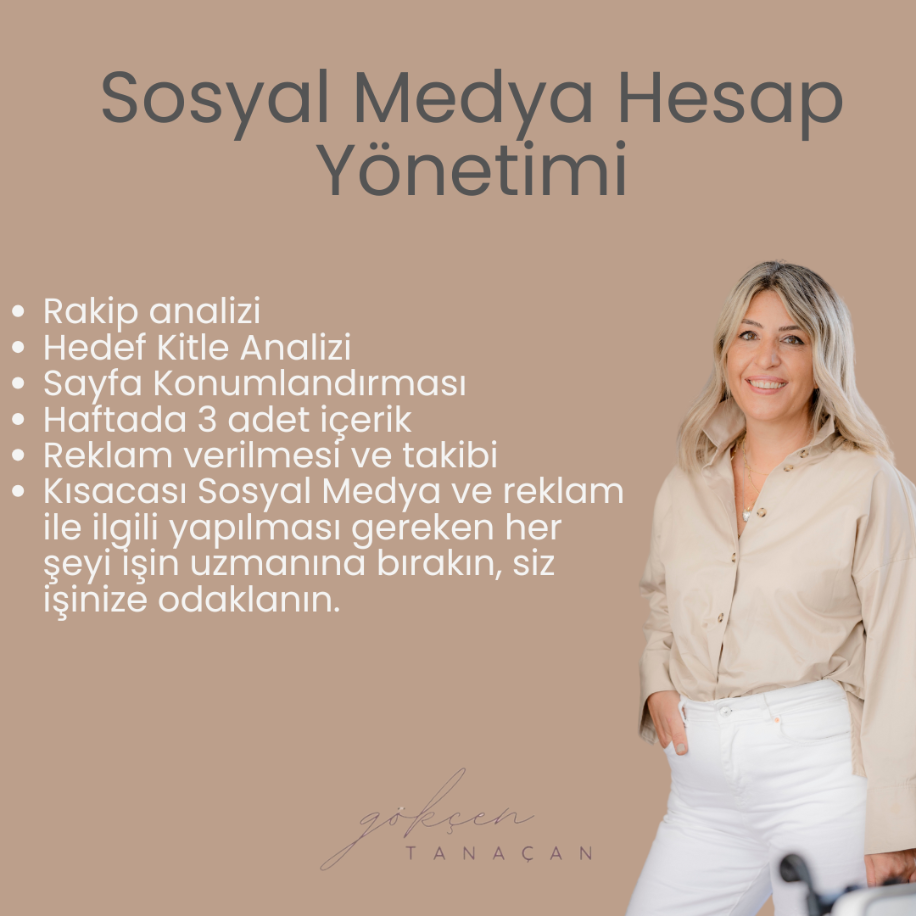 Sosyal Medya Aylık Hesap Yönetimi 