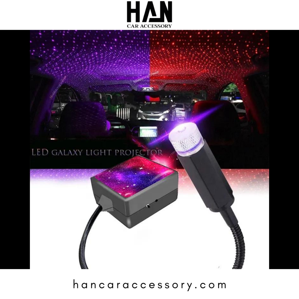 USB Bağlantılı Tavan Yıldız Projektörü – Aracınızda Büyüleyici Bir Atmosfer Yaratın!