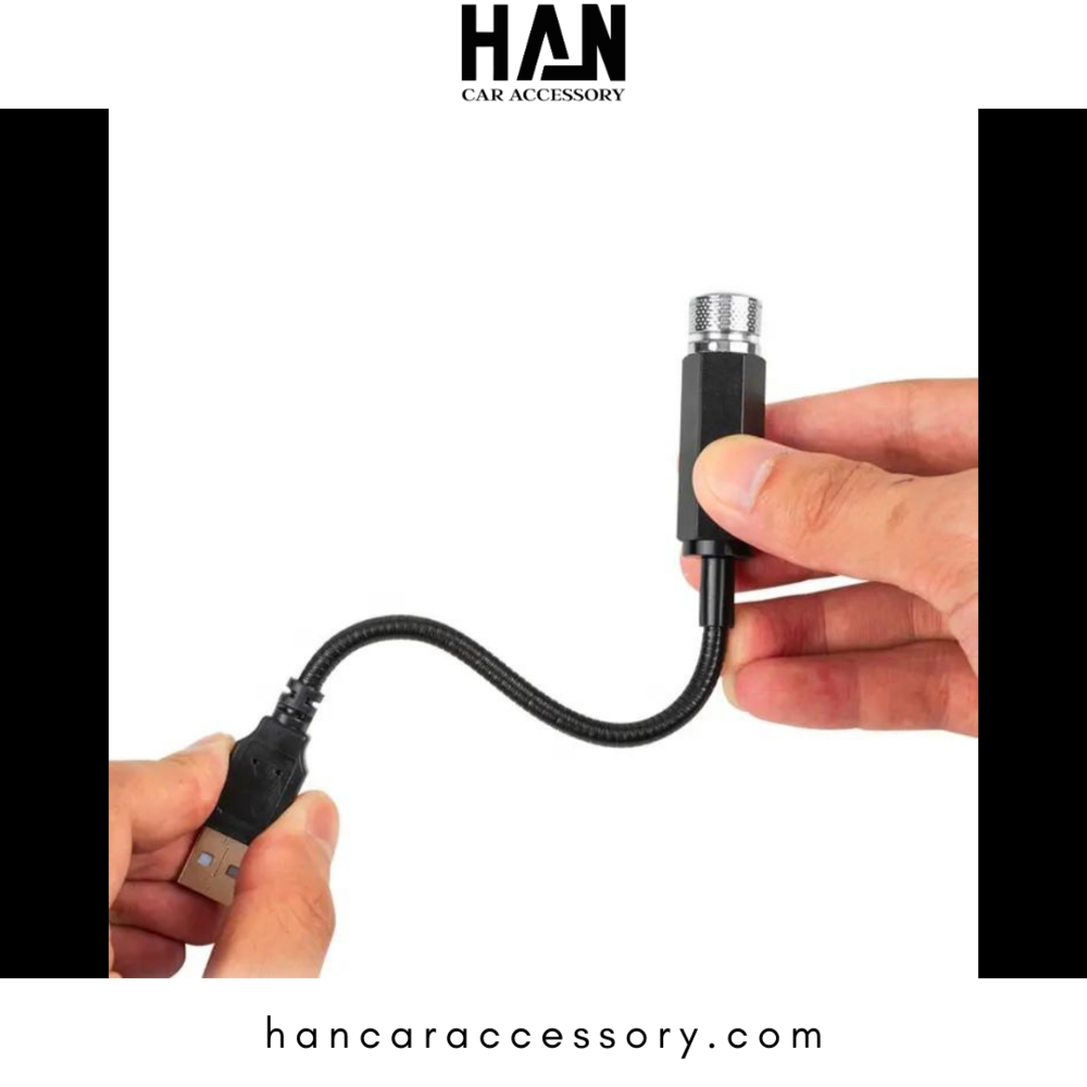 USB Bağlantılı Tavan Yıldız Projektörü – Aracınızda Büyüleyici Bir Atmosfer Yaratın!