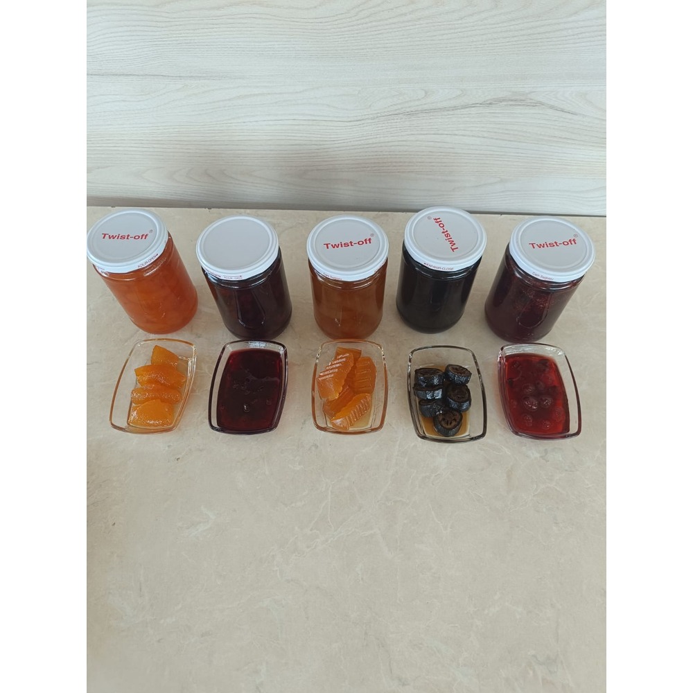 Reçel çeşitleri ( 5 adet 850 gr)