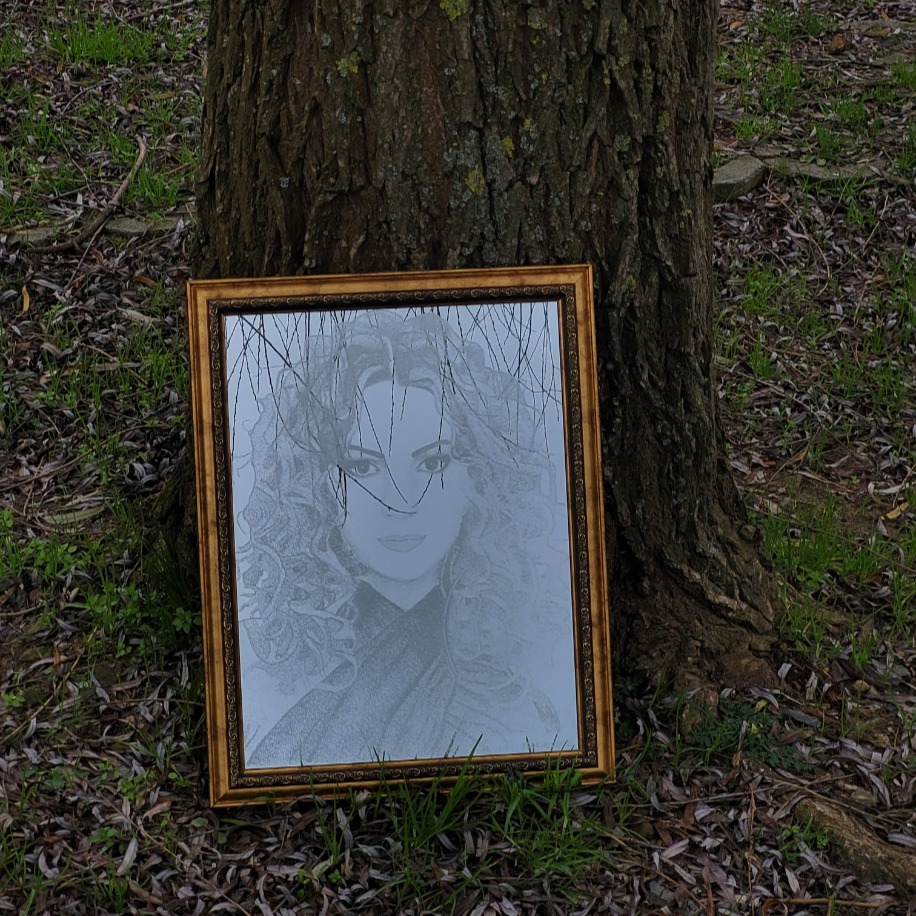 Hadise Portresi Ayna