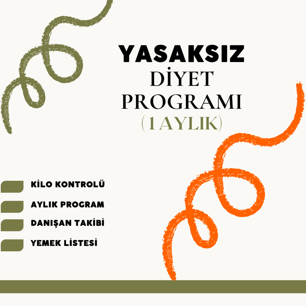 1 Aylık Takipli Diyet Danışmanlığı