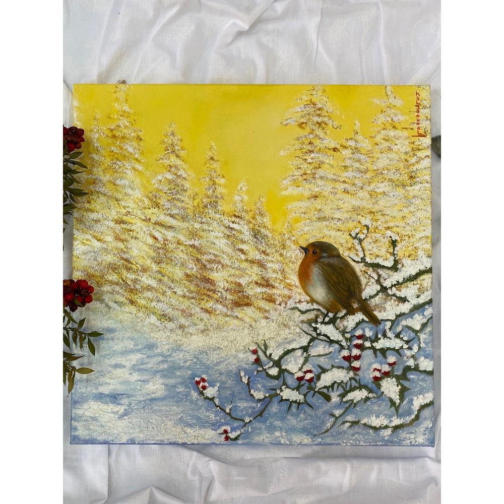 Tuval üzeri karma Kartpostal