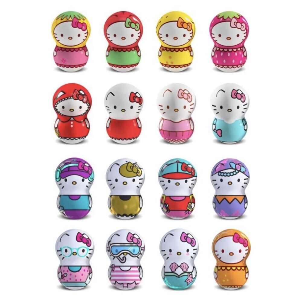 ①激レア❗️入手困難！Hello kitty！14点セット、平成レトロ！希少 激レア❣️ハローキティ 人生ゲーム 人形付き1990年 平成レトロ 希少