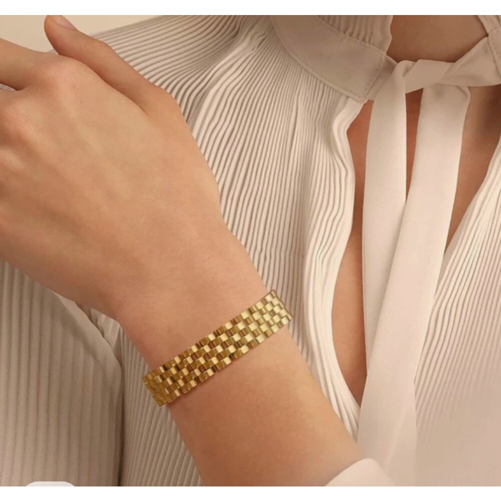 Rolex Model Çelik Kaplama Bileklik 