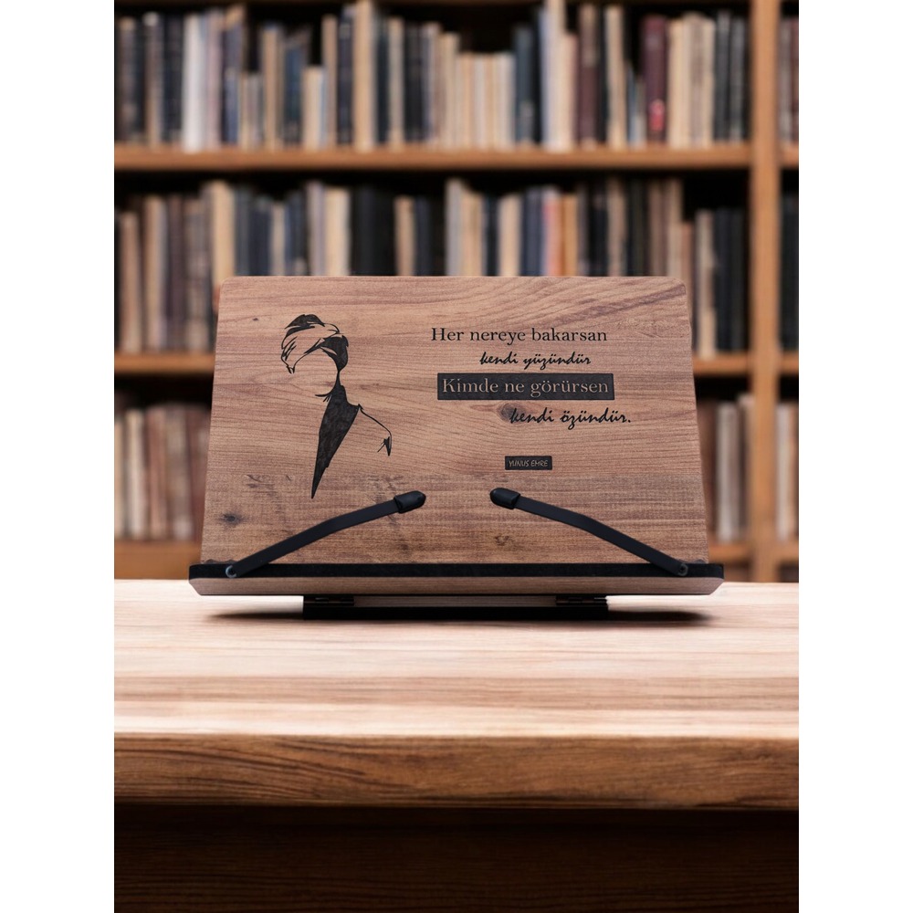 Büyük Boy Kitap Okuma Standı - Rahle